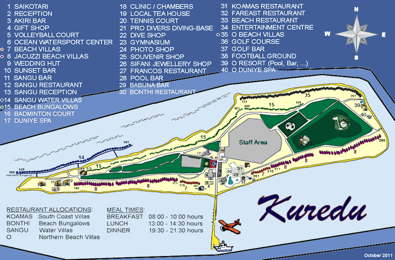 Kuredu szolgáltatások és programok - MALDÍV SZIGETEK